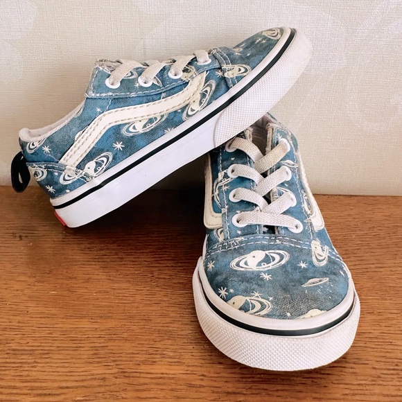 VANS Glow In The Dark Cosmic Space Sneaker - Picture 1 of 4